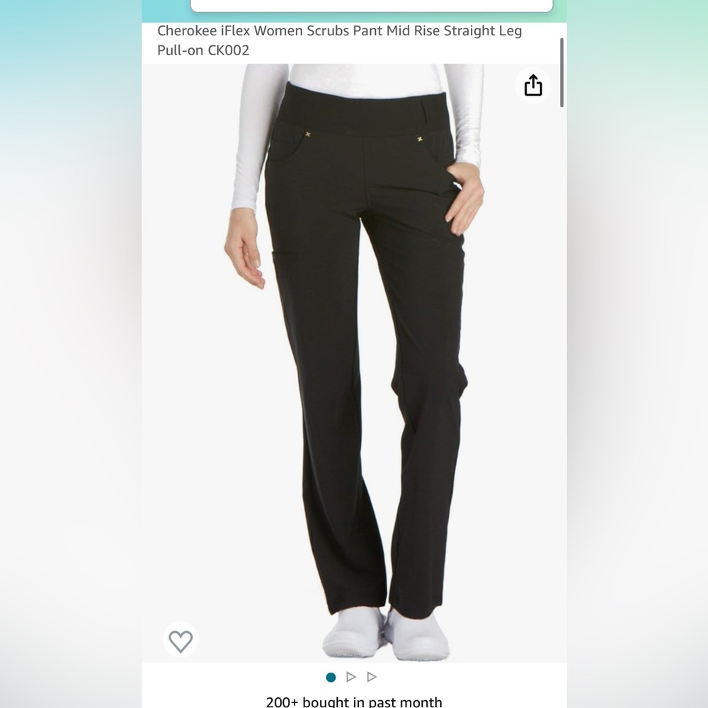 Cherokee Iflex women’s scrub pants- size L